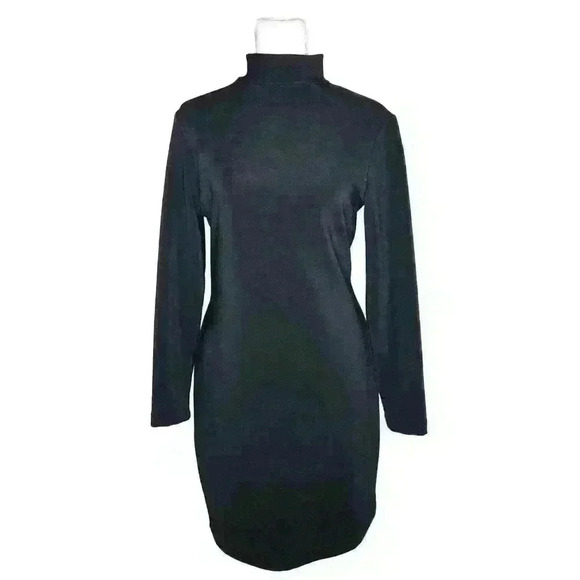 Lew Magram collection new york women's black long sleeve dress size medium - Picture 1 of 6